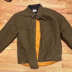 Flint and Tinder Quilted Waxed Shirt Jacket. Used Excellent Condition. Large